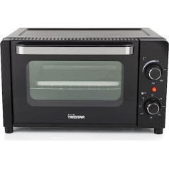 Tristar OV-3615 Mini Oven for Grilling, Baking and Toasting, 60 Minute Timer, Capacity 10 Litres, 800 Watt Power, Black