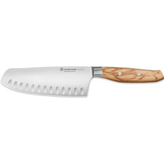 WÜSTHOF Amici Santoku 17 cm, brūns, sudrabs