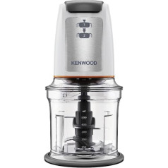 Kenwood Kitchen Device Easy Chop CHP61.100WH macerators, elektrisks mini universāls macerators ar 2 ātruma līmeņiem, 0,5 l darba tvertne, 500 vati, balts