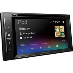 Pioneer AVH-A240DAB 2 DIN multivides atskaņotājs, 6,2 collu ClearType skārienekrāns, viedtālruņa savienojums, USB, DAB/DAB+ digitālais radio, Bluetooth, 13 joslu grafikas ekvalaizers