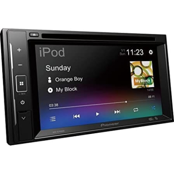 Pioneer AVH-A240DAB 2 DIN multivides atskaņotājs, 6,2 collu ClearType skārienekrāns, viedtālruņa savienojums, USB, DAB/DAB+ digitālais radio, Bluetooth, 13 joslu grafikas ekvalaizers