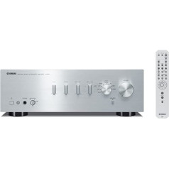 Yamaha A-S301 stereo pastiprinātājs ar D/A pārveidotāju sudraba krāsā