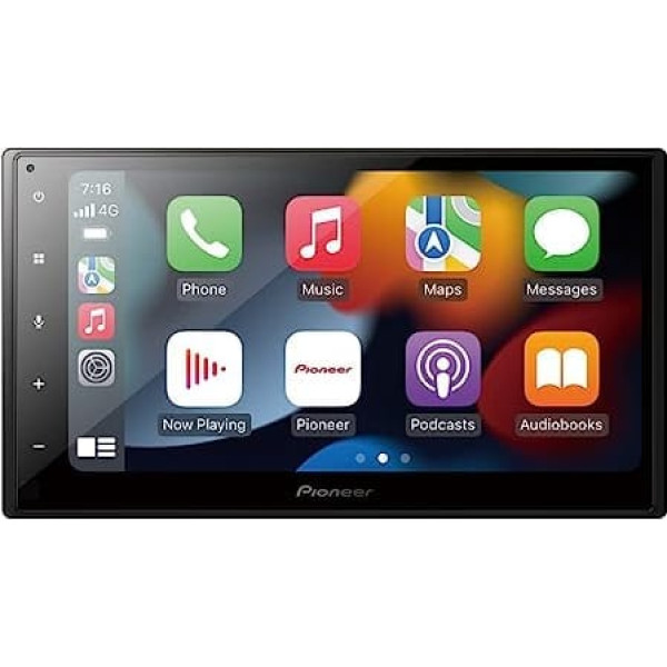 Pioneer SPH-DA360DAB — 2DIN multivides uztvērējs, kapacitīvs 6,8 collu skārienpanelis, ar Wi-Fi, Apple CarPlay, Android Car un DAB+