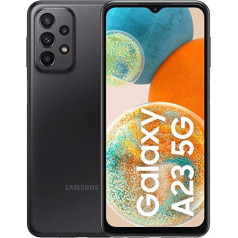 SAMSUNG — viedtālrunis Galaxy A23 5G, melns, dubultā SIM karte 6,6 IN 4 GB 128 GB ANDR 11 (SD UP 1