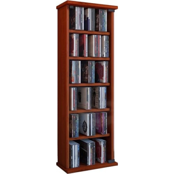 VCM CD/DVD Vetro tornis, Cherry Wood