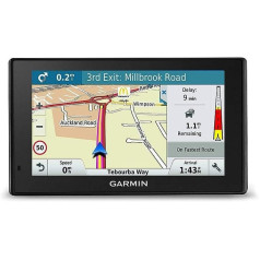 Garmin DriveSmart 50LMT-D satelītnavigācijas sistēma ar kartes atjauninājumiem un digitālo satiksmes displeju, Eiropa