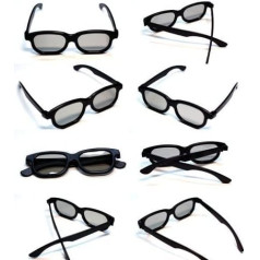 3D Glasses for LG Panasonic Sony Passive 3D TVs (Pack of 10)