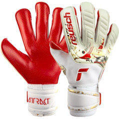 Перчатки Reusch Attrakt Gold X GluePrint 53 70 975 1011 / белые / 8