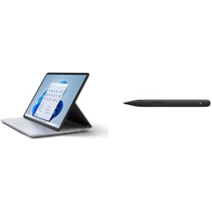 Microsoft Surface klēpjdatoru studija, 14,4 collu klēpjdators (Intel Core i7, GeForce RTX 3050 TI, 32 GB RAM, 2 TB SSD, Win 11 Home) Platīna + Surface Slim Pen 2, melns