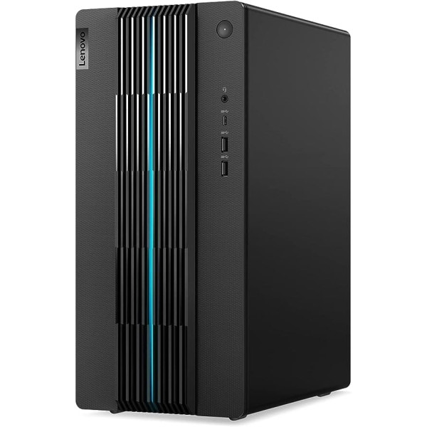 Lenovo IdeaCentre Gaming 5 Desktop — (AMD Ryzen 5 5600G, NVIDIA GeForce RTX 3060, 512 GB SSHD, 8 GB RAM, tastatūras un peles USB, Windows 11) - Raven Black, 90TQ046IX