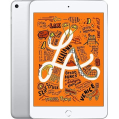 Apple iPad Mini 5 64 GB Wi-Fi — sudraba krāsa (atjaunots)