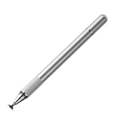 Divpusējs kapacitatīvs disku irbulis + gēla pildspalva sudraba pildspalva