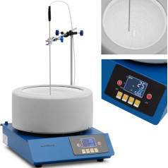 Laboratorijas apsildes apvalks ar magnētisko maisītāju + 5 l statīvs 1800 apgr./min 300 C