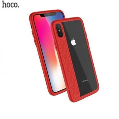 Hoco Premium Star Shadow Back Case Aizmugurējais Silikona Apvalks Priekš Apple iPhone X / XS Sarkans