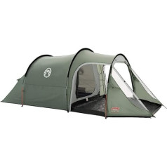 Coleman Coastline 2/3 Plus — 2/3 vīriešu telts — 2/3 personu tuneļa telts, kempinga telts, viegla pārgājienu telts ar tentu — ūdensnecaurlaidīga ar 3000 mm hidrostatisko galvu