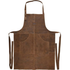 Esschert Leather BBQ Apron Kitchen Apron Cooking Apron Bib Apron Party