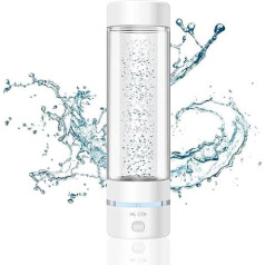 H2 Life ūdeņraža ūdens ģenerators, profesionāla BPA nesaturoša ūdeņraža ūdens pudele divrežīmu pārnēsājams atkārtoti lietojams ūdens jonizators ar SPE un PEM