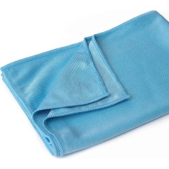 Sonty Pack of 5 Window Cloths Premium Microfibre Cloth 50 x 70 cm in Blue (5)