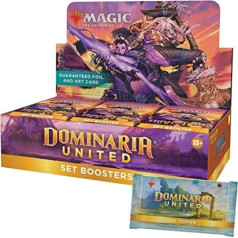 Magic the Gathering C9725000 Dominarias Fret Set Displejs, 30 Boosters & Box Topper Card, Multi