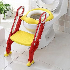 Ejoyous Children's Toilet Seat, Height-Adjustable Potty Trainer Children's Toilet Seat Potty Training Seat for Training Baby Shape the Habit of Independent Toilet