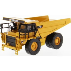 Diecast Masters 85696 Caterpillar kalnrūpniecības kravas automašīna 775E, CAT pašizgāzējs, detalizētas konstrukcijas transportlīdzeklis displeja kastē, mērogs 1:64, apm. 15,1 x 8,8 x 7,1 cm, 8+, piemērots kolekcionāriem un kā dāvana