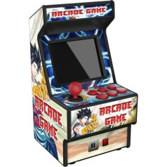 Golden Security Mini Arcade Game Machine RHAC06 156 klasiskās pārnēsājamas rokas spēles bērniem un pieaugušajiem ar 2,8 collu acu aizsardzību un krāsainu akumulatoru