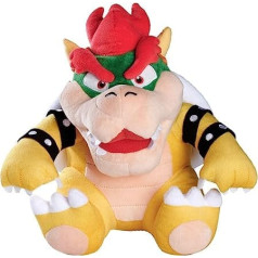 Simba 109231532 Super Mario Bowser, 27 cm plīša figūra, piemērota no pirmajiem dzīves mēnešiem