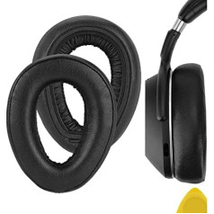 Geekria Performance Protein Leather rezerves ausu spilventiņi Sennheiser PXC 550 PXC 550-II Wireless MB 660 Series Austiņām Ausu spilventiņi Austiņu ausu kausu remonta daļas (melnas/īpaši biezas)