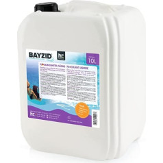 Höfer Chemie 1 x 10 L baseina flokulants Bayzid kristāldzidrs baseina ūdens - viegli lietojams + ļoti efektīva iedarbība pret duļķainību