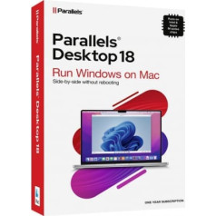 Corel Parallels darbvirsmas mazumtirdzniecības kaste 1 gada abonements