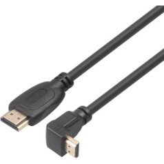 TB HDMI v 2.0 kabelis, apzeltīts 1,8 m taisnā leņķī