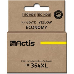 Actis kh-364yr tinte (aizstājēja hp 364xl cb325ee; standarta; 12 ml; dzeltena)