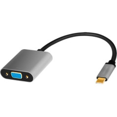 Logilink USB-C–VGA adapteris, 1080p, alumīnijs 0,15 m