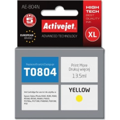 Activejet ae-804n tinte (Epson T0804 nomaiņa; supreme; 13,5 ml; dzeltena)