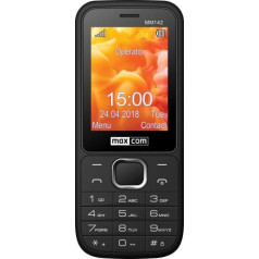 Maxcom Tālrunis mm 142 dual sim melns