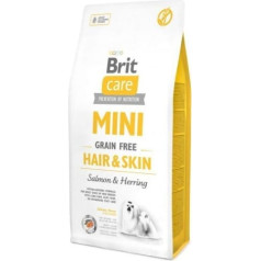 Brit care mini gf hair & skin 7kg