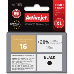 Activejet al-16n tinte (aizstājējs Lexmark 16 10n0016; supreme; 15 ml; melna)