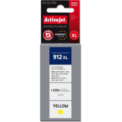 Activejet ah-912yrx tinte (HP 912xl 3yl83ae nomaiņa; premium; 990 lapas; dzeltena)