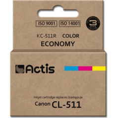 Actis kc-511r tinte (maiņas canon cl-511; standarta; 12 ml; krāsa)