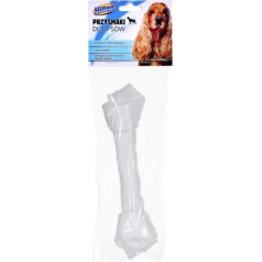 Hilton white bone tied for a dog, length 18cm