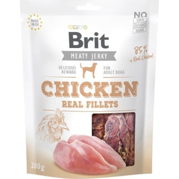 Brit jerky vistas īstas filejas - vista - suņu cienasts - 200g