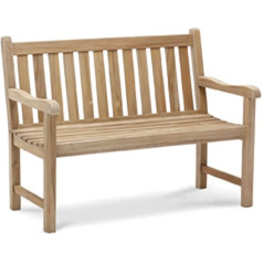 Best Moretti 52315267 Teak Bench 120 cm Grey Wash