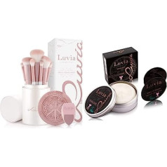 Aplauzuma otiņu komplekts Luvia, Prime Vegan Pro - Candy & Luvia Brush Soap Cosmetics - Essential Brush Soap Citro - Kosmētiskās otu tīrīšanai - Ideal Beauty Blender Soap - 100g XXL