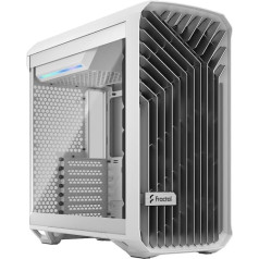 Fractal Design Torrent Compact White Computer Case TG Tempered Glass Clear FD-C-TOR1C-03 White Tempered Glass