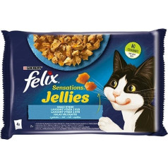 Purina Nestle Purina felix sensations zivju garšas 4x85g