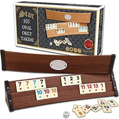 Unbekannt Rummy 101 Oval Star Okey