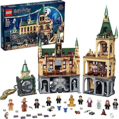 LEGO 76389 Harija Potera pils Cūkkārpas šausmu kameras rotaļlieta ar Voldemortu kā zelta mini figūriņu un Lielo zāli