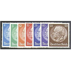 'Gold, German Reich No. 467 HINDEN Castle 473 Locket Stamps for Collectors