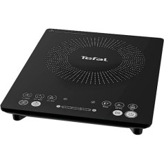 Tefal IH2108 Everyday Slim Induction Hob 300 - 2100 Watt 6 Cooking Programmes Digital Display Timer Black