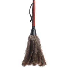 Redecker Ostrich Feather Duster with Beech Handle, 35 cm